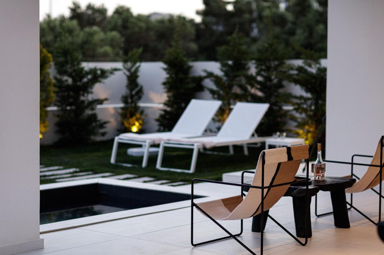 Modern Villa Casa Filo Verde With Private Pool & Bbq,200M From The Beach Плакиас Экстерьер фото