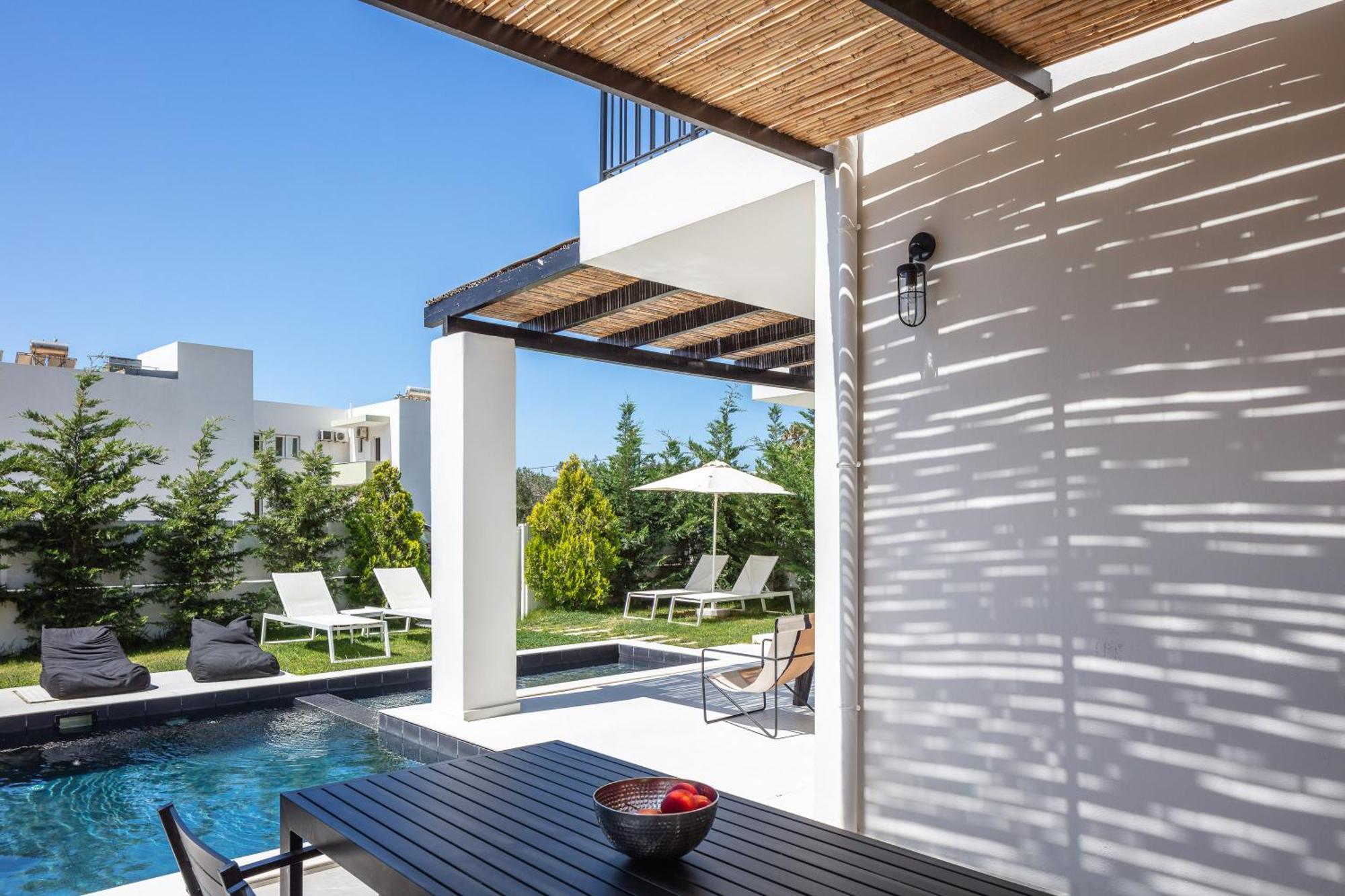 Modern Villa Casa Filo Verde With Private Pool & Bbq,200M From The Beach Плакиас Экстерьер фото