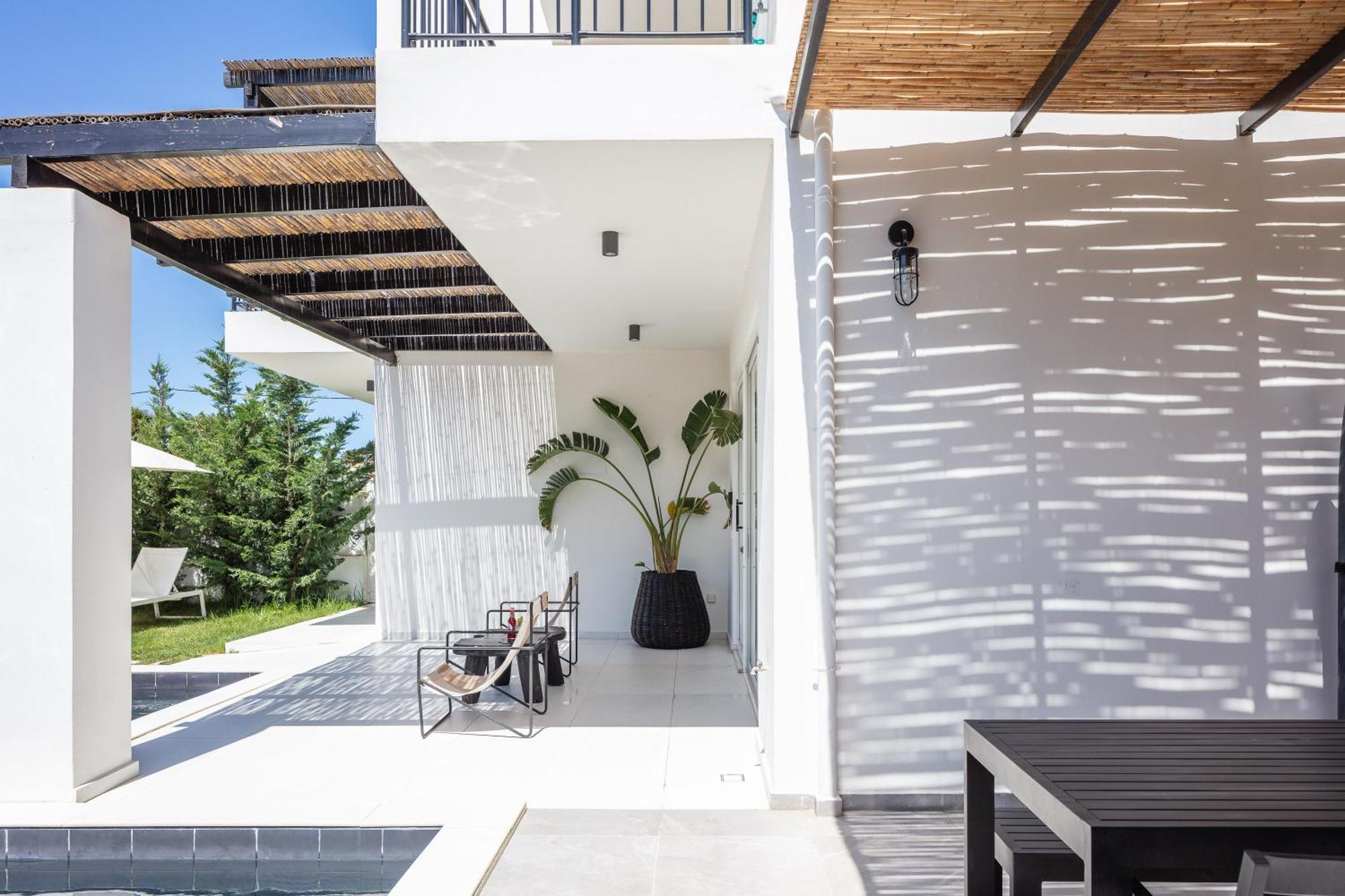 Modern Villa Casa Filo Verde With Private Pool & Bbq,200M From The Beach Плакиас Экстерьер фото