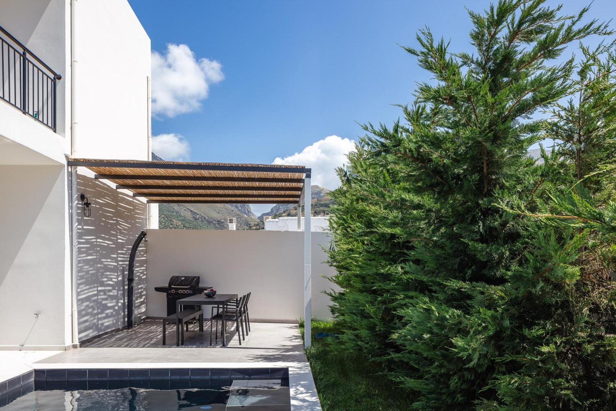 Modern Villa Casa Filo Verde With Private Pool & Bbq,200M From The Beach Плакиас Экстерьер фото