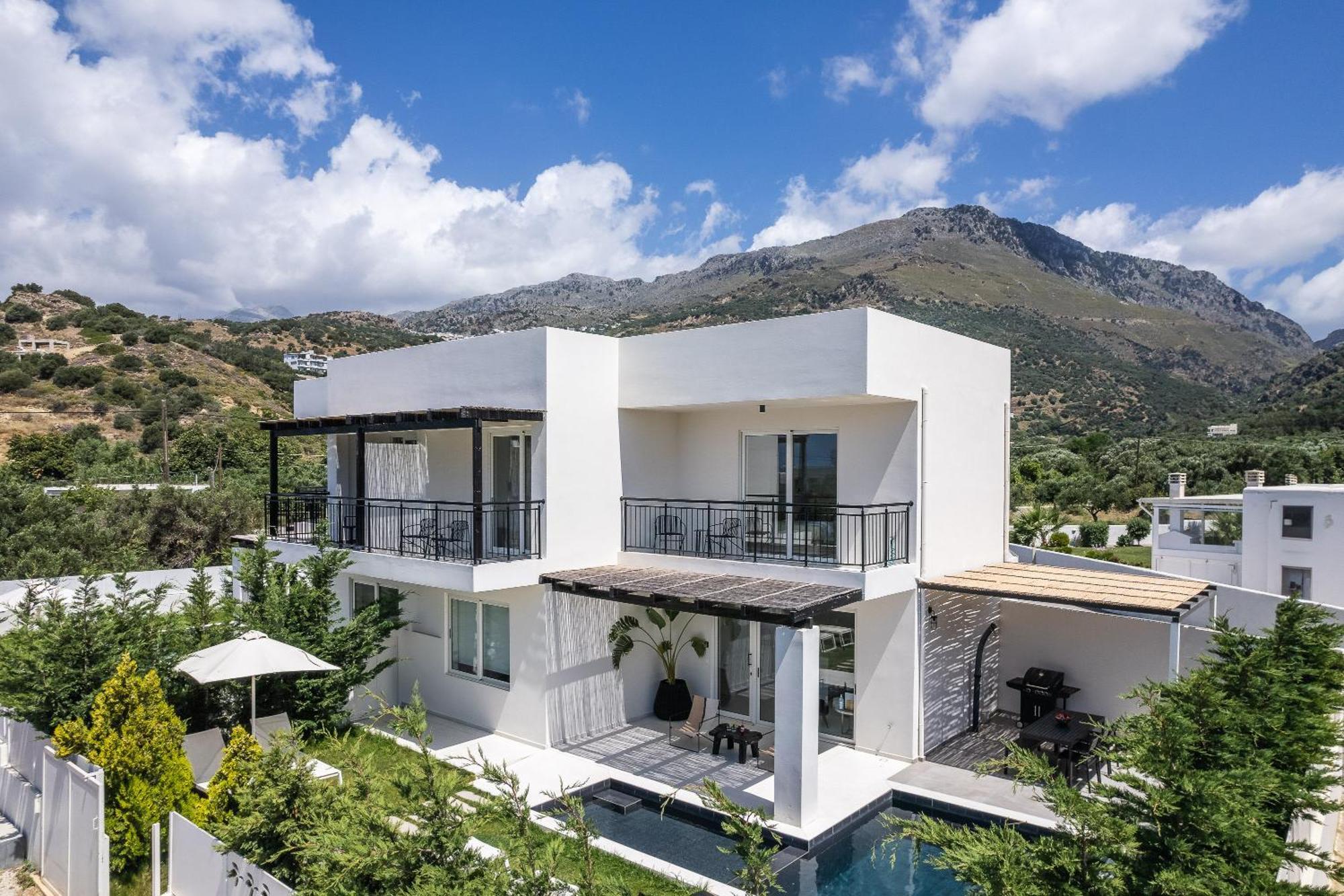 Modern Villa Casa Filo Verde With Private Pool & Bbq,200M From The Beach Плакиас Экстерьер фото